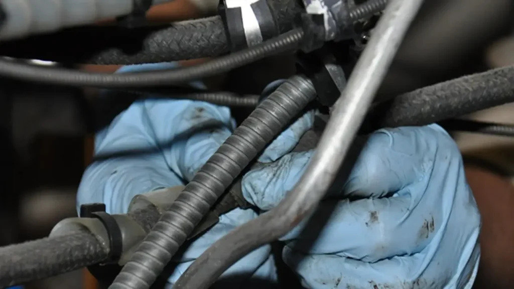 how to fix leaking hydraulic fittings