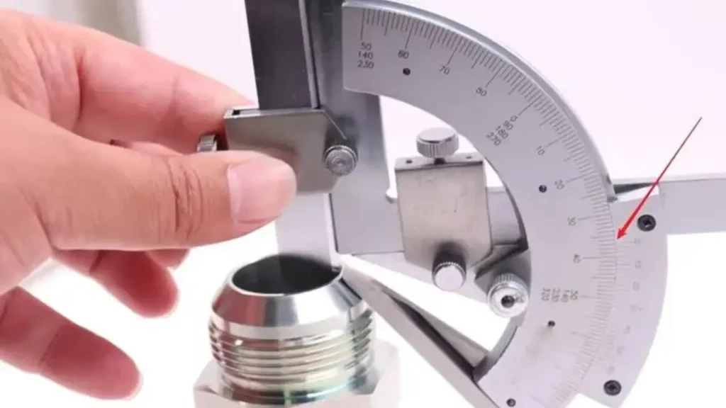 how to measure hydraulic fitting size