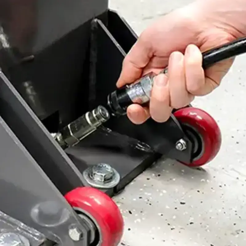 how to remove hydraulic hoses