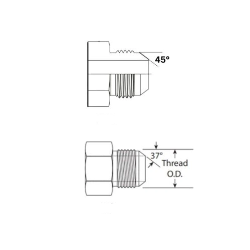 37 vs 45 Degree Flare Fittings