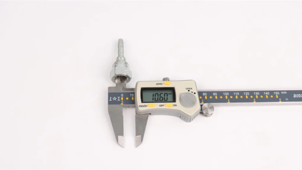 Measuring Bore Diameter and Length of JIC Fittings