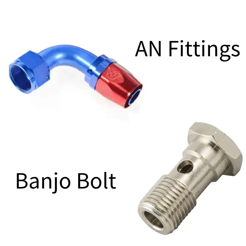 banjo bolt vs an fitting