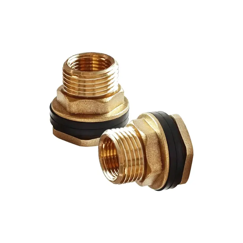 brass fittings hydraulic bulkhead fitting