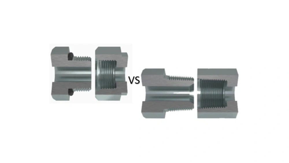 npt vs sae fittings Thread Design