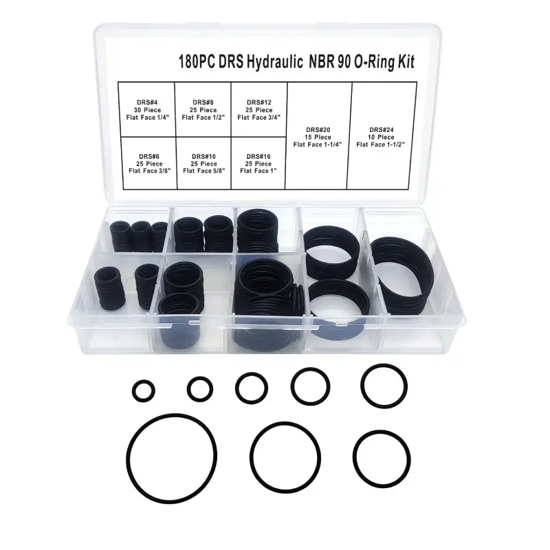 o ring kit for flat face hydraulic fittings