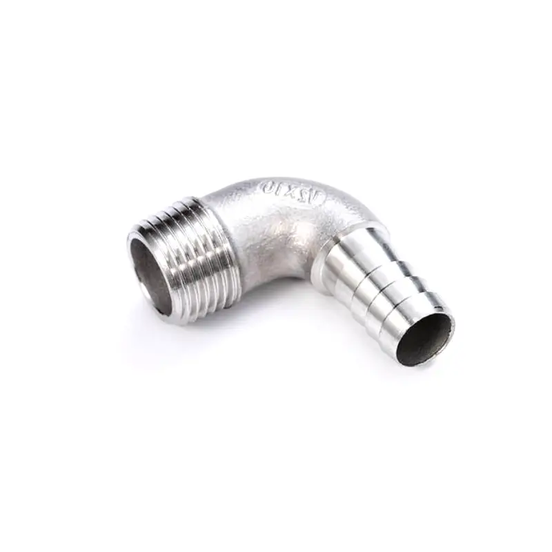 stainless steel male thread 90 degree hydraulic fittings