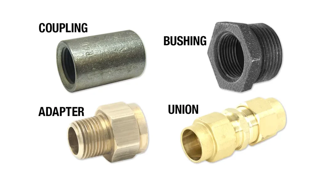 types of union fittings