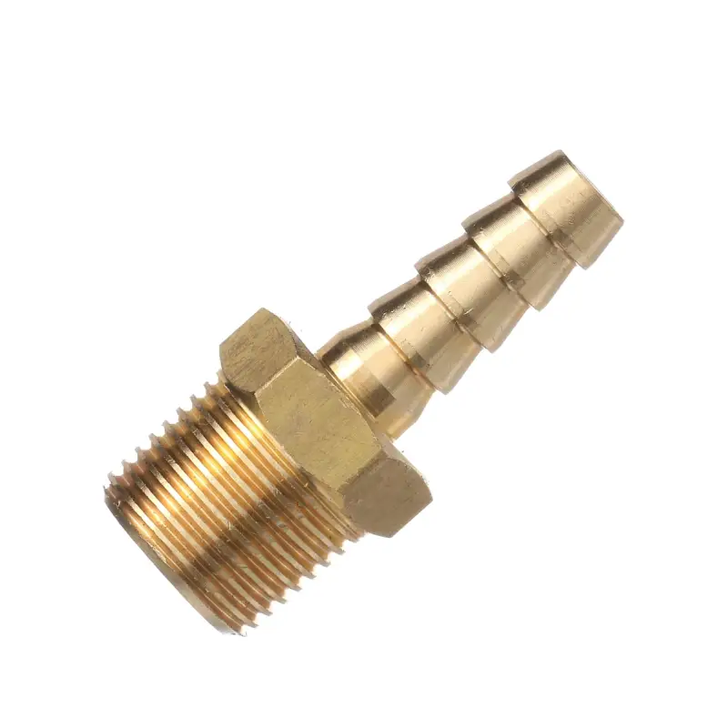 brass hydraulic hose barb fittings