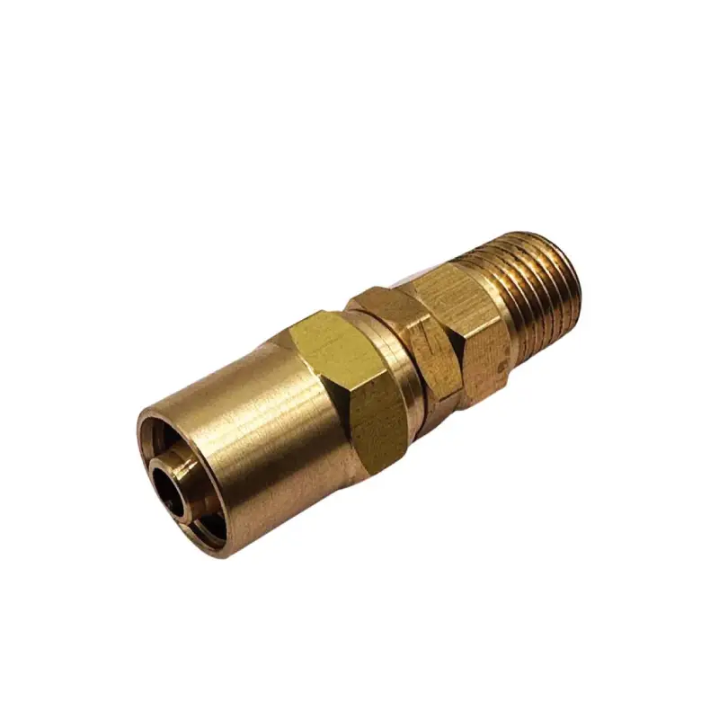 brass reusable hose fittings