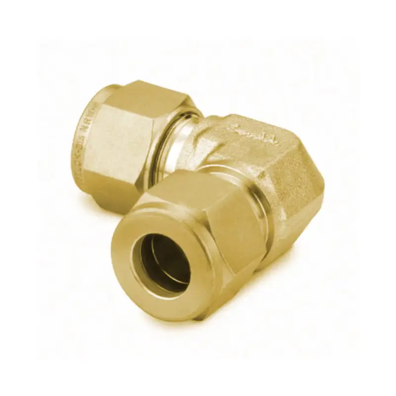 brass union elbow