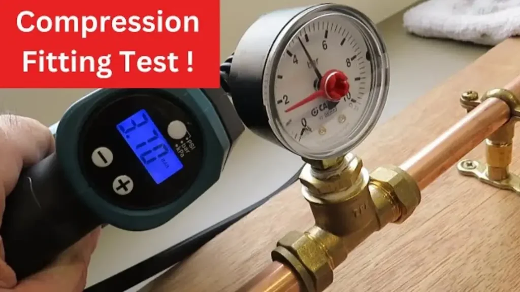 how to measure compression fitting pressure rating