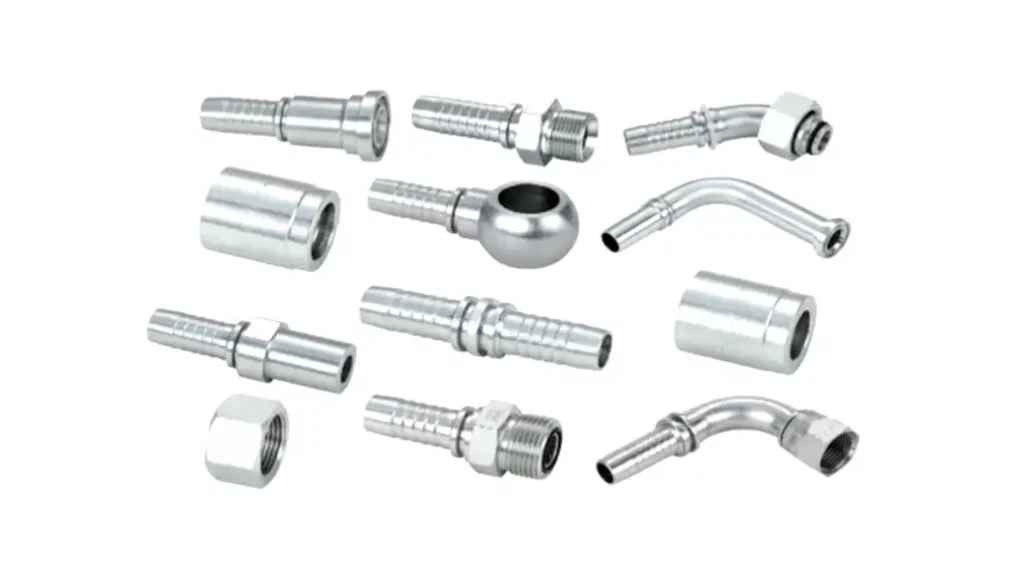 what are two piece hydraulic fittings