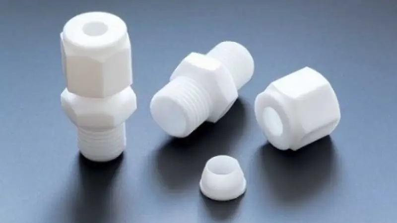 white ptfe fittings