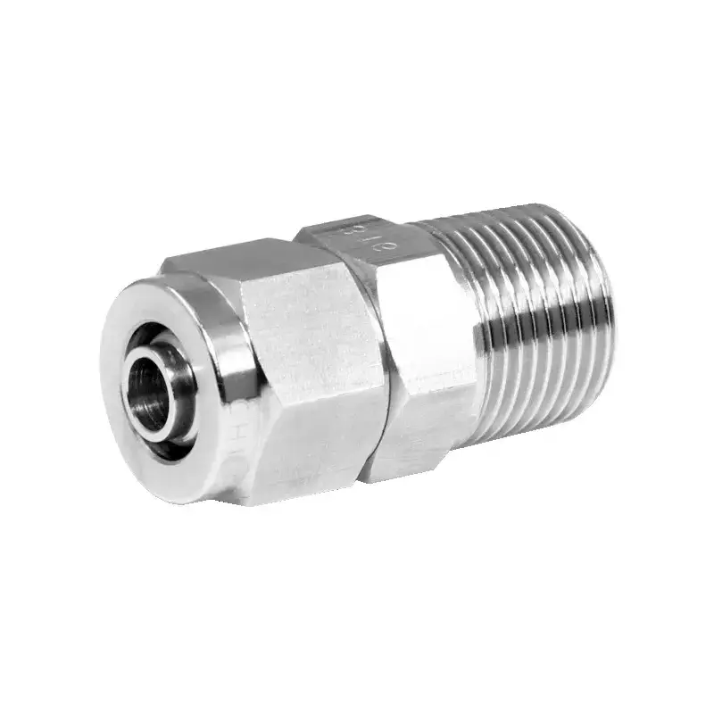 304 stainless steel rapid pneumatic fitting male connectors