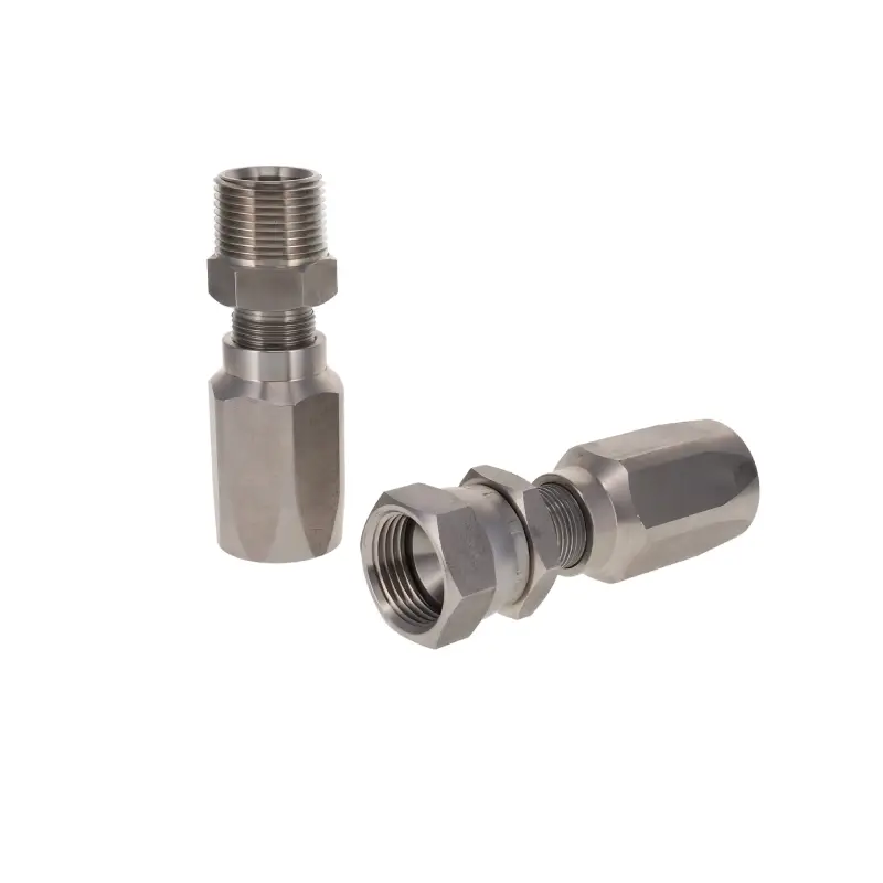 6 hydraulic hose fittings field attachable