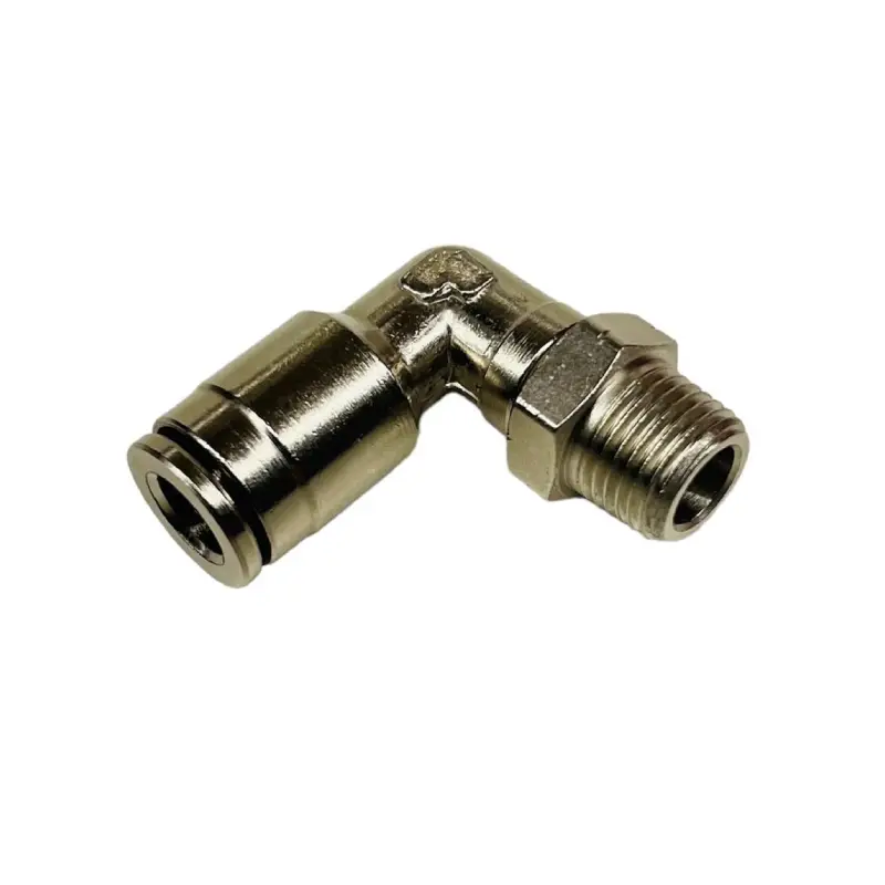 90 degree push lock fitting