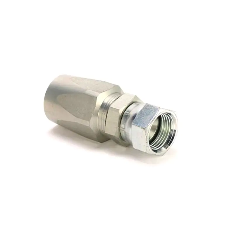 field attachable hydraulic hose fittings