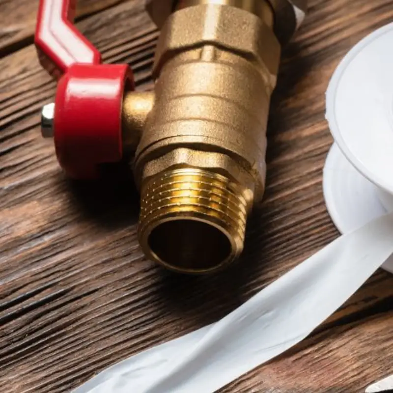 how to seal brass fittings