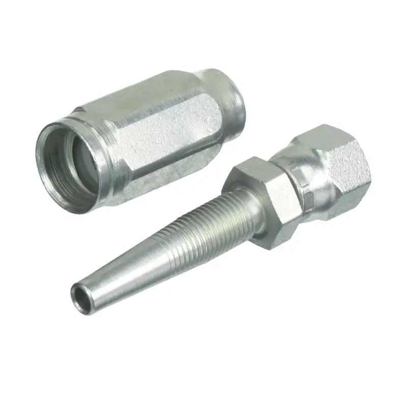 jic field attachable hydraulic fittings