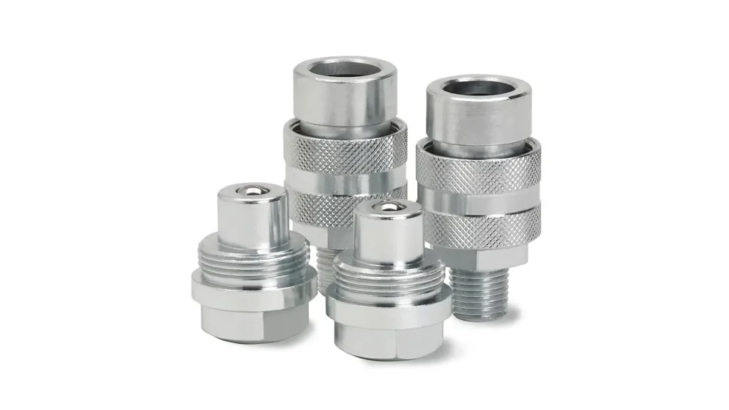 screw to connect hydraulic couplers