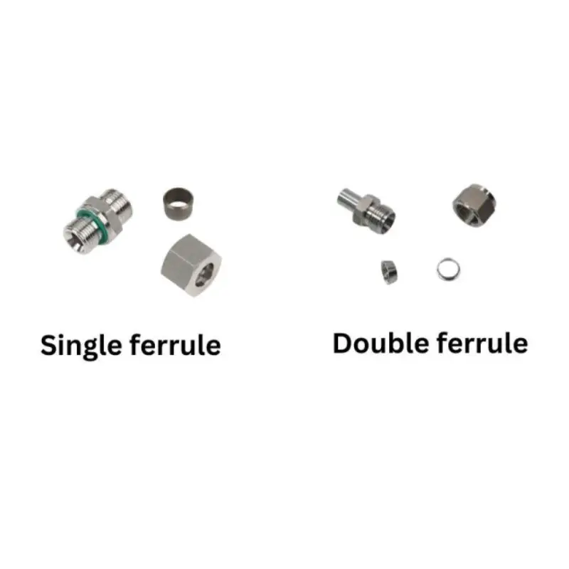 single vs double ferrule fittings