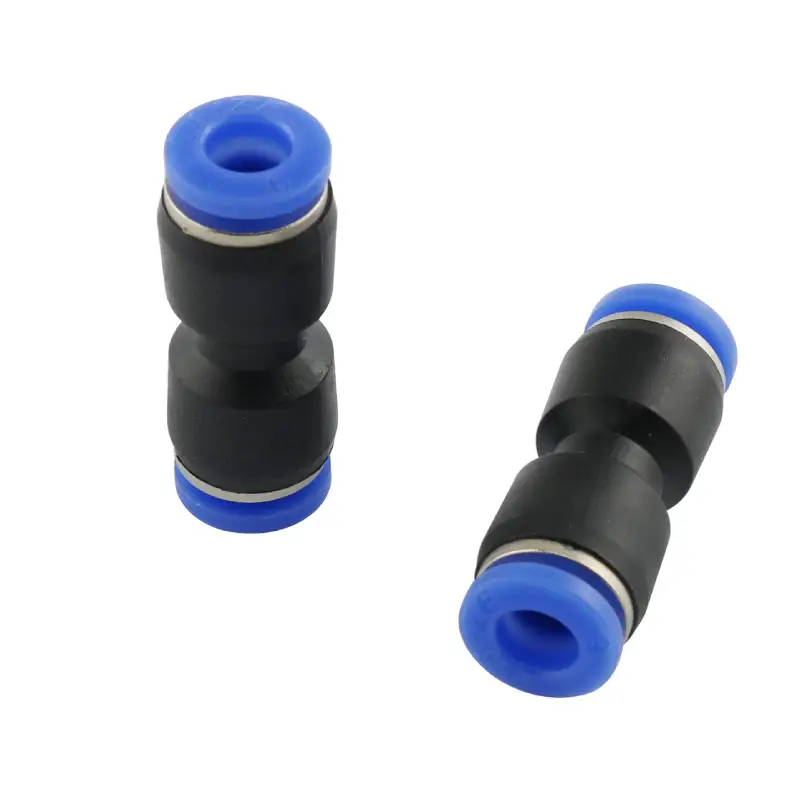 straight pneumatic fitting connectors