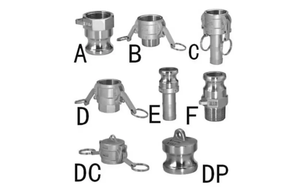 types of camlock fittings