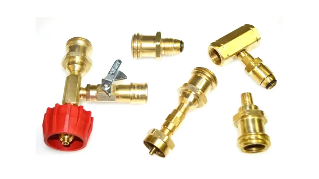 use brass fittings for gas